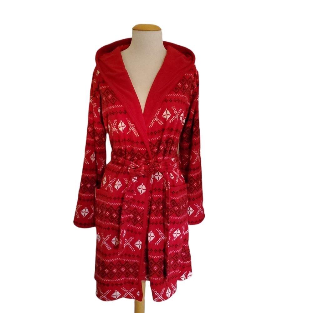 American Living Hooded Belted Robe